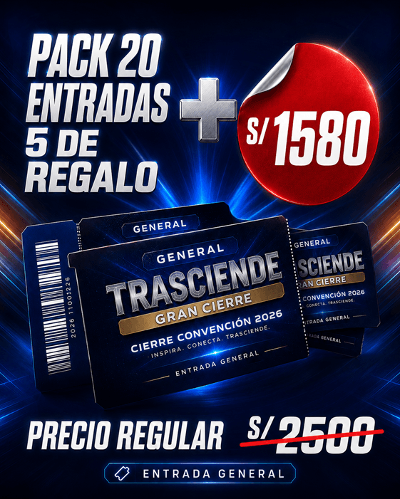 PACK 20 + 5 DE REGALO